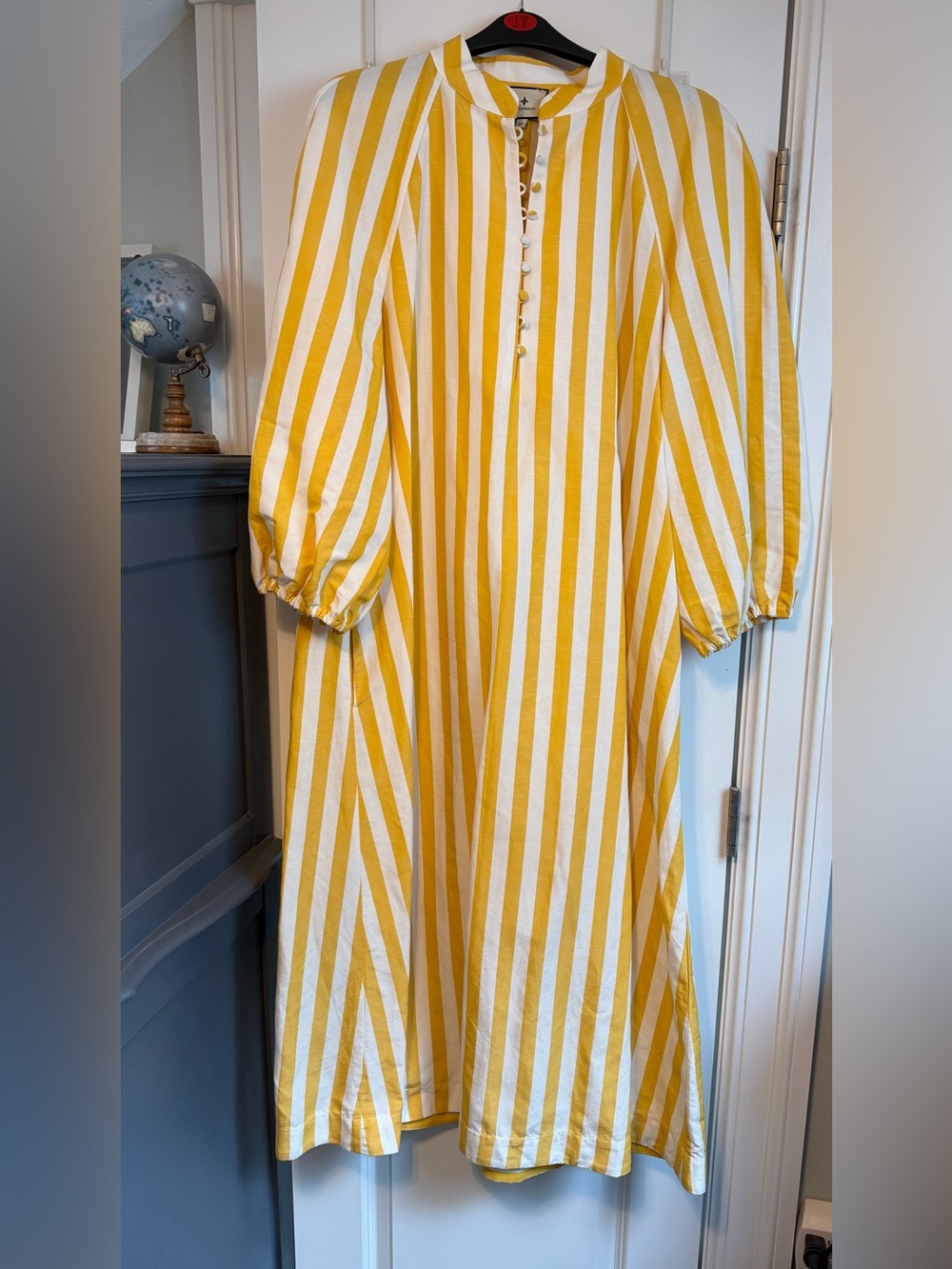 Tuckernuck Marigold stripe Maryse Caftan
